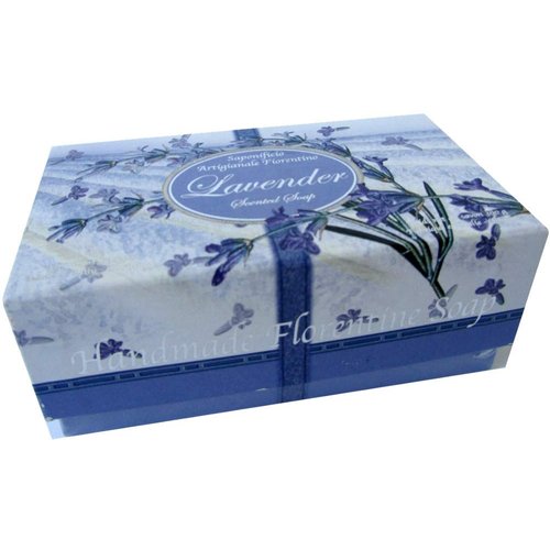 Saponificio Artigianale Fiorentino "Lavender" - Single Soap Bar 10.5 Ounce. Made in Italy - Tuscany