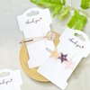 joycraft Hair Clip Display Cards, 50Pcs Hair Clip Bow Display Cards, 4.5x2.6 Inches White Clip Display Cards, 350GSM Cardstock Paper for Hair Accessories Display and Organizing
