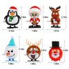 SULOLI Christmas Wind Up Toys, 8 PCS Xmas Gift Stocking Stuffers Goody Bag Fillers for Kids Party Favors