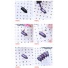4 Pcs Nail Magnet Tool Set, Pure Vie High Quality Enhanced Version Nail Magnet Pen Double Ended Magnet Wand Magnet Stick Cat Eye Magnet for Nails Gradient Magnetic Gel Nail Polish Nail Art DIY Salon