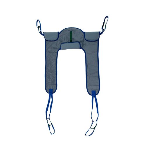 Patient Aid Padded Toileting Sling (PA122M), with Lower Back Support and Lifting Straps for Moving Patients to and from Commodes and Toilets, Medium 37" x 33.5" Lift Sling Can Hoist 120 to 215 lbs