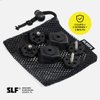 SLEEFS Football Helmet Visor Quick Clips [1 Pair of Clips + 1 Pair of Screws] - Black - Universal Fit, Quick-Release Clips - No Tools Required