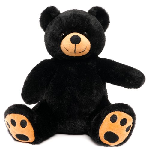 WEIGEDU Black Teddy Bear Stuffed Animals Plush Toys, Stuffed Black Bear, Teddy Bear Plush Toys for Boy Girl Kids Birthday