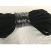3/4 Inch Black Double Braided Nylon Rope (50 ft Hank)