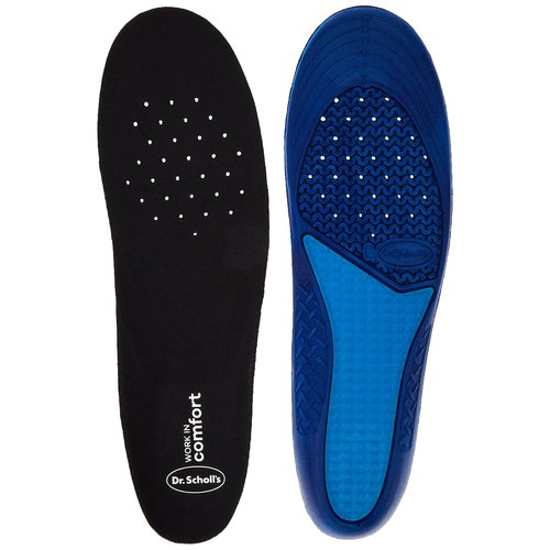 Dr. Scholl's Memory Fit Plus Massaging Gel, Comfort Insoles, Memory Foam & Gel, All-Day Comfort, Arch Support, Distributes Pressure, Shock Absorbing,Trim Inserts to Fit Shoe, Men's Size 8-14, 1 Pair