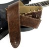 Perri’s Leathers Adjustable Guitar Straps for Kids, Men & Women - Deluxe Italian Leather Guitar Strap for Acoustic, Bass and Electric Guitars - Adjustable Size - Chestnut