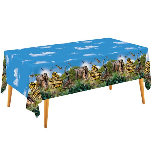 Dinosaur Birthday Party Supplies Disposable Tablecloth Waterproof Plastic Rectangular Table Cover for Boys Kids Birthday Party Baby Shower Dinosaur Party Decorations 3PCS 54 X 108 inch
