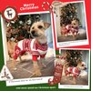 kyeese Christmas Dogs Pajamas Snowflake Dog Sweater Dog Pjs for Small Dogs Holiday Dog Onesie Dog Jumpsuit Dog Clothes