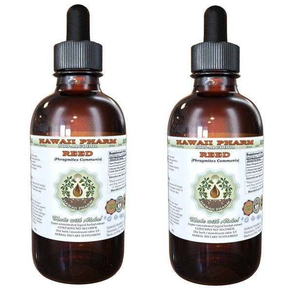 Reed (Phragmites Communis) Glycerite, Dried Stems Alcohol-Free Liquid Extract, Lu Gen, Glycerite Herbal Supplement 2x2 oz