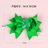 St. Patrick Baby Hairpin Girls Hair Clips Bows Alligator Clips Hair Barrettes JHSP16 (2 Pcs-F)