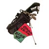 TrueBirdie Microfiber Golf Towels with Bag Clip for Police, Firefighters, Military - Golf Gift for Veterans (BeerMe Green)
