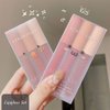 Adurello 3 Color Matte Liquid Lipstick Set Long Lasting High Pigmented Lip Glaze Lip Glosses, Moisturizing Silky Lip Tint (A Set)