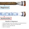 RV Water Heater Magnesium Anode Rod for Atwood Heaters, Dele 2 Pack 1/2" NPT RV Hot Water Tank Anode Rod for RV, Camper and Trailer Water Heaters