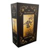 Qcsdckot Black Gold Tarot Cards Set, Tarot Cards for Beginners with Meanings on Them, Tarot Cards Deck with Guide Book, Gold Gilded Edges