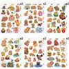 12 Sheets Capybara Temporary Tattoo Stickers for Kids, Capybara Birthday Party Supplies Decorations Goodie Bag Fillers Fake Tattoos Party Favors for Boys Girls Children Fun Capybara Stuff Gifts
