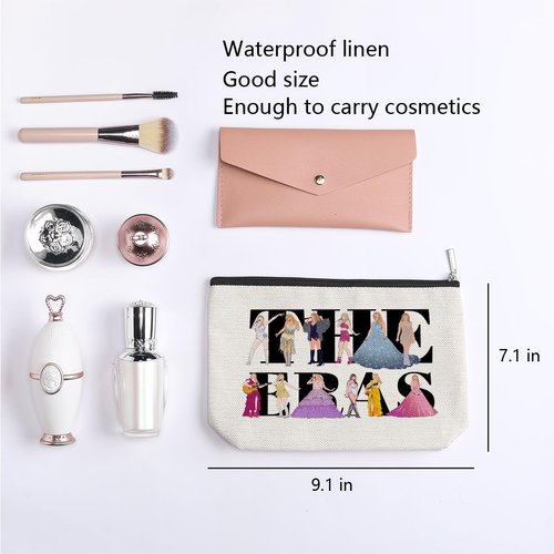 kdxpbpz Singer Makeup Bag, Music Lovers Gifts for Women, Friendship Gifts for Women Friends Sister, TS Fans Makeup Bag, Birthday Christmas Gifts for Her