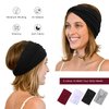 TERSE Headbands for Women Non Slip Soft Elastic Wide Hair Bands Yoga Running Workout Head Scarf 4 Packs