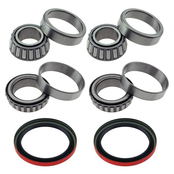 Maxfavor 6PCS Front Wheel Hub Bearing & Seal Assembly Fit for Blazer S10 Base LS Xtreme/GMC Jimmy Sonoma SLS SL SLE 2.2L 4.3L 1987-2000 2001 2002 2003