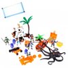 Omura Playset | Bucket of Pirate Action Figures Playset | Bonus: Multi-Purpose #10 Size Pouch (Color May Vary)