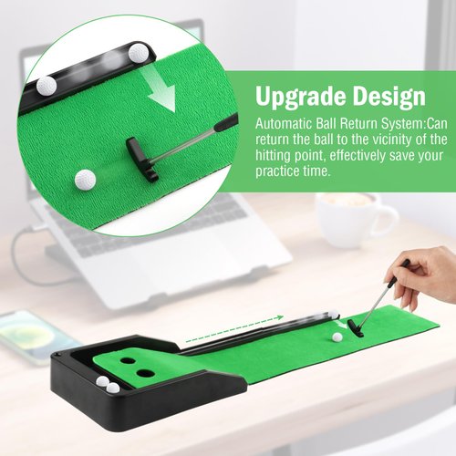 Ligebul Mini Golf Set Desktop Golf Games Mini Golf Clubs Tabletop Golf Game Present for Kids Golf Lovers Birthday Christmas