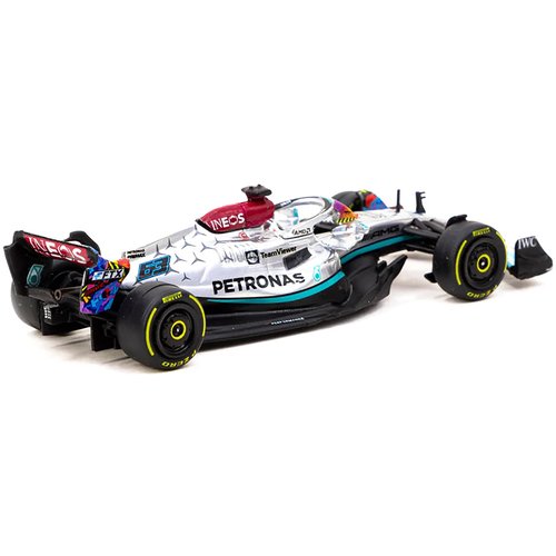 Tarmac Works AMG F1 W13 E Performance #63 George Russell Formula One F1 Miami GP (2022) "Global64 Series 1/64 Diecast Model Car T64G-F044-GR2