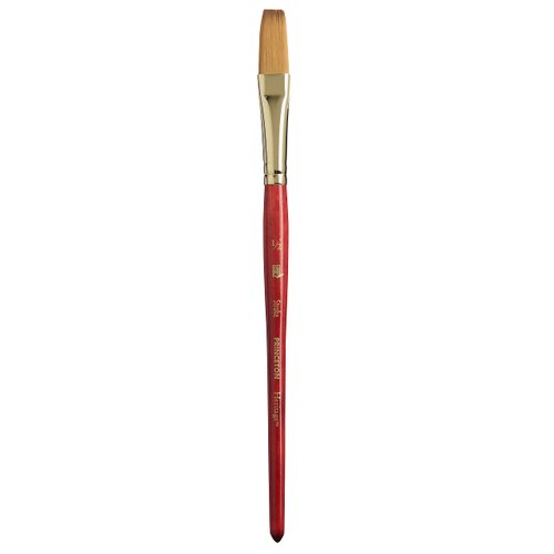 Princeton Heritage, Series 4050, Synthetic Sable Paint Brush for Watercolor, Stroke, 1/2 Inch