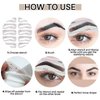 Eyebrow Stamp Stencil Kit Waterproof Eyebrow Stamp And Shaping Kit Perfect Eyebrows Stamp Kit(light Brown)