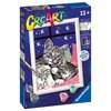 Ravensburger Sleepy Kitties Paint by Numbers Kit for Kids - 20213 - Painting Arts and Crafts for Ages 11 and Up