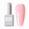 FANNEST Nude Gel Polish,Neutral Sheer Nude Pink Clear Gel Polish Soak Off LED UV15ml, Nail Lamp Translucent Gel Polish Nail Art Gel,Halloween Nails Art(Pink Red)