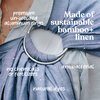 Nalakai Luxury Ring Sling Baby Carrier, Soft Linen Blend Baby Sling, Baby Wrap, Wear Your Little One Close to Your Heart, Comfort, Style