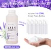 Arison Eyelash Eyelash Extension Shampoo 600ml / Eyelid Foaming Cleanser/Wash for Extensions and Natural Lashes/Paraben & Sulfate Free Safe Makeup & / Professional & Self Use (Lavender)