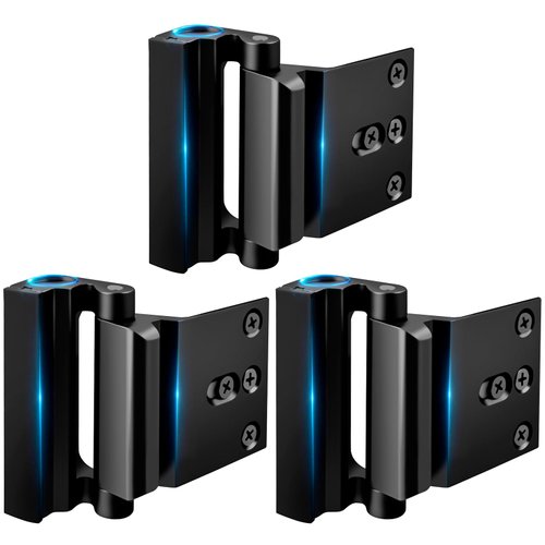 Home Security Door Reinforcement Lock - Child Proof Door Locks for Front Door Child Safety Lock High Door Locks for Kids Safety Withstand 800 lbs Top Flip Door Latch Lock for Inward Swinging Door