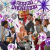 Purple Birthday Decorations for Women Girls, Lavender Purple Silver Party Decorations Kit with Happy Birthday Banner Backdrop Tablecloth Fringe Curtain Purple Balloon Arch, Purple Party Supplies