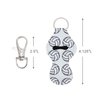 allydrew 10 Pack Chapstick Holder Keychain, Keyring for Lip Balm Lip Gloss Lipstick with 10 Pieces Metal Keyring Clasps, Volleyball