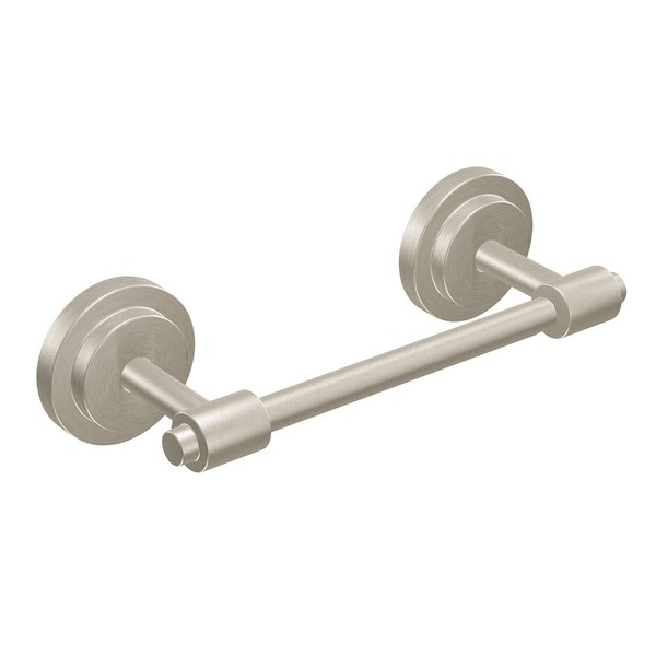 Moen DN0708BN Iso Collection Double Post Modern Pivoting Toilet Paper Holder, Brushed Nickel