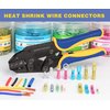haisstronica 260PCS Heat Shrink Spade Connectors-Electrical Wire Connectors-Quick Disconnect Connectors -Female and Male Spade terminlas for Watercraft,Electronics,Automotive Crimp Connectors
