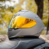 Soman RF-1200 RF 1200 Visor Replacement, X14 Motorcycle Helmet Visor Compatible with RF-1200 CWR-1 X14 Z7 X-Spirit (Gold)