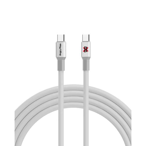 Angry miao USB C Charger Cable, Silicone USB C to USB C Cable, 60W(3A) 4ft Quick Charger Cord, for iPhone 15/15 Pro/15 Plus/15 Pro Max, iPad Mini 6/ Pro 2021, iPad Air 4