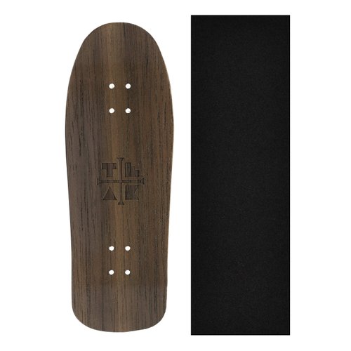 Wooden Fingerboard Carlsbad Cruiser Deck, The Swanson - 34mm x 100mm - Handmade, Pro Shape & Size - Five Plies Wood Veneer - Includes Prolific Foam Tape - Teak Tuning