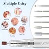 Kredioo Electric Nail Drill Professional 35000 RPM, Portable Rechargeable Cordless Electric Nail File Kit with Storage Bag for Acrylic Nails Gel Polishing Dip Powder for Manicure Salon Home-White