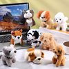 Aoriher 18 Pcs Valentines Day Gifts Mini Plush Dogs Bulk Puppy Stuffed Animals Small Stuffed Dogs Cute Assorted Soft Plush Dogs Puppies Toys Doll for Puppy Birthday Party Favors(Novelty Dog)