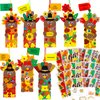 Winlyn 24 Single Pack Thanksgiving Craft Kits Fall Crafts DIY Turkey Bookmarks Decorations Art Set Fall Maple Leaf Foam Stickers for Autumn Thanksgiving Holiday Classroom Activities Party Favors