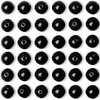 QINJIEJIE 100PCS Black Obsidian Beads 8mm Natural Stones Beads Round Loose Gemstones Crystals Bead for DIY Bracelet Beading Jewelry Making Necklace Earrings 0.32" Crystal Stone