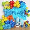 Amandir 159PCS Summer Pool Beach Party Decorations Splash Tropical Balloon Garland Arch Kit Sun Watermelon Foil Balloons for Kids Birthday Swimming Water Luau Hawaiian Baby Shower Party Decorations