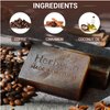 Herbvian 2 Pcs Coffee Cinnamon Exfoliating Soap Bars, Vietnamese Body and Face Soap, Scrub Soap Bar, Back Acne Body Soap, Cleaser Soap, Christmas Gift for Men, Women, Teen