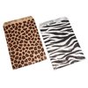 CuteBox Zebra/Leopard Flat Paper Gift Bags 400pcs (5" x 7") for Merchandise, Crafts, Party Favors, Tradeshows, Retail, Showcases, Display, Holidays, Animal Themes, Arts and Crafts