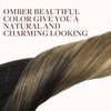 GOO GOO Clip in Hair Extensions Real Human Hair, Remy Human Hair Extensions Clip ins for Women, Natural Human Hair, 18inch 120g 7Pcs, 2/6/18 Balayage Brown to Dirty Blonde