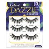 Laflare Dazzle & Sparkle - Colorful and Shining Eyelashes for All Partys, Dramatic lashes Halloween and Xmas, New Year (DSMX06)