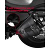 KEMIMOTO Motorcycle Swingarm Bag Left Side Tool Bag Swing Arm Bags for Sportster Street Rebel 300 500 Synthetic Leather