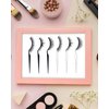 Liobelon 20 Pieces False Eyelashes Display Stick, 3d Eyelashes Applicator Tool, Acrylic Eyelash Display Holder, Eye Lashes Try On Sticks, Planting Grafted Fake Lash Holders Supplies, Black & Clear
